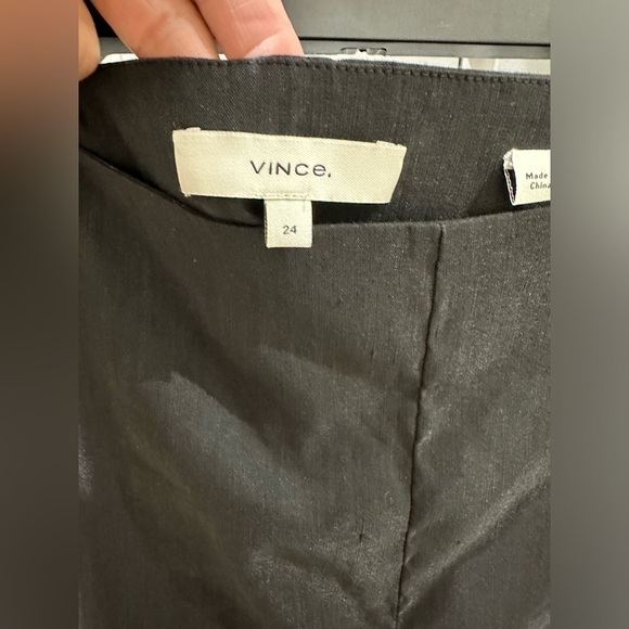 VINCE PLUS SIZE black Crop Wide Pant - Picture 6 of 10